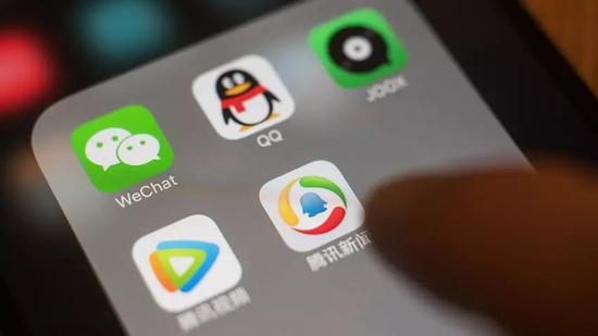 腾讯的产品代表公司说话