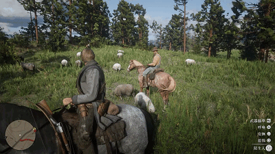 被语言激怒到掏枪的NPC