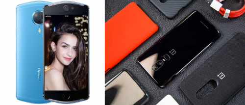 左图美图手机、右图一加手机