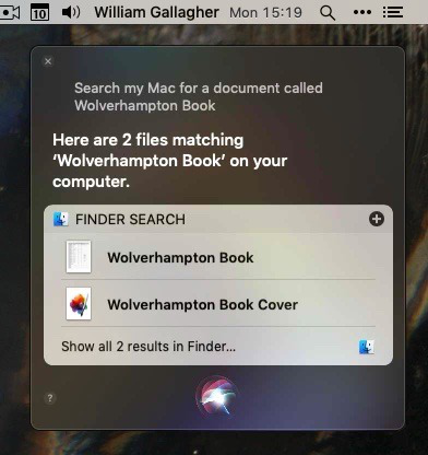 Siri在MacOS中的表现